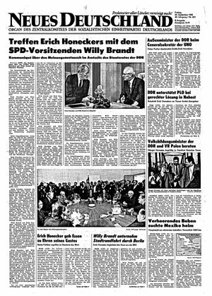 Neues Deutschland Online-Archiv vom 20.09.1985