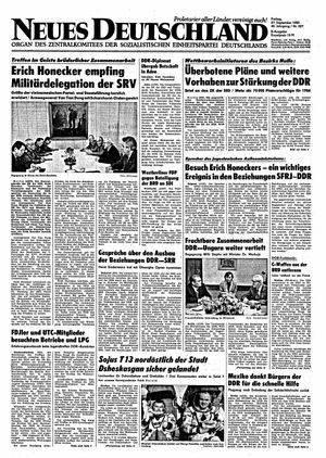 Neues Deutschland Online-Archiv vom 27.09.1985