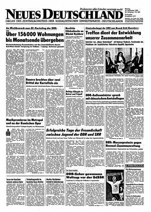 Neues Deutschland Online-Archiv on Sep 30, 1985