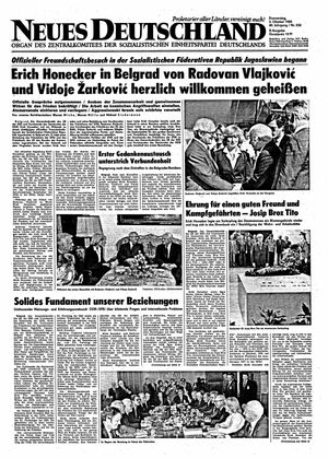 Neues Deutschland Online-Archiv vom 03.10.1985