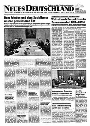 Neues Deutschland Online-Archiv vom 02.11.1985