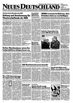 Neues Deutschland Online-Archiv vom 11.11.1985