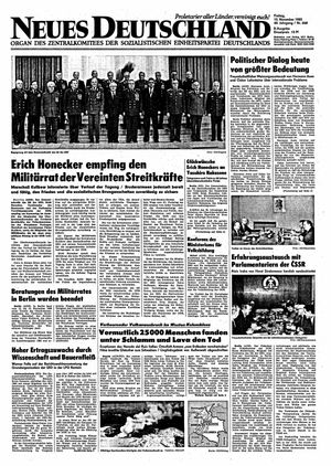 Neues Deutschland Online-Archiv vom 15.11.1985