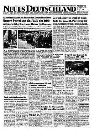 Neues Deutschland Online-Archiv vom 07.12.1985