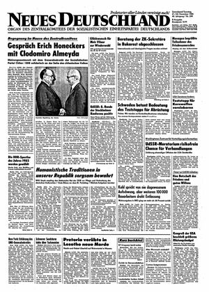 Neues Deutschland Online-Archiv vom 21.12.1985