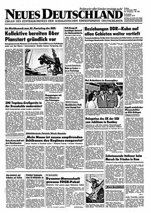 Neues Deutschland Online-Archiv vom 27.12.1985