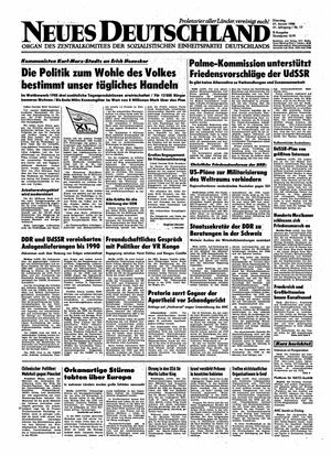 Neues Deutschland Online-Archiv vom 21.01.1986