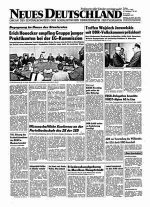 Neues Deutschland Online-Archiv vom 24.01.1986