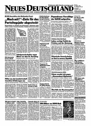 Neues Deutschland Online-Archiv vom 27.01.1986