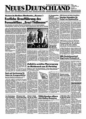 Neues Deutschland Online-Archiv vom 07.02.1986