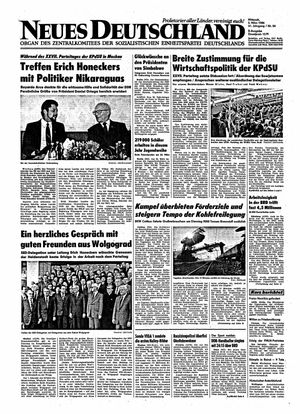 Neues Deutschland Online-Archiv vom 05.03.1986