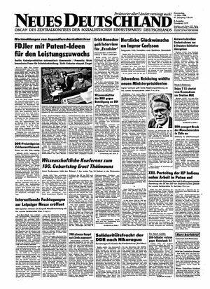 Neues Deutschland Online-Archiv on Mar 13, 1986