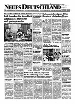 Neues Deutschland Online-Archiv vom 19.03.1986