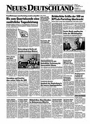 Neues Deutschland Online-Archiv vom 26.03.1986