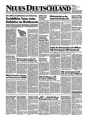 Neues Deutschland Online-Archiv vom 04.04.1986