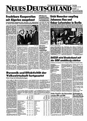 Neues Deutschland Online-Archiv vom 08.05.1986