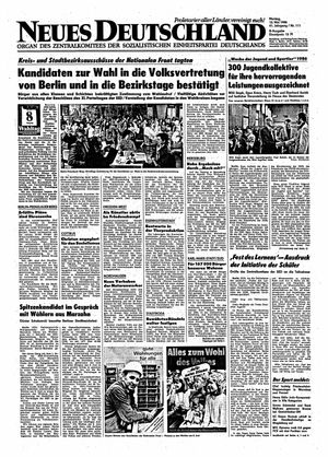 Neues Deutschland Online-Archiv vom 12.05.1986