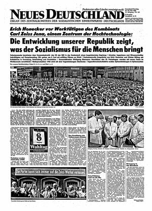 Neues Deutschland Online-Archiv vom 24.05.1986