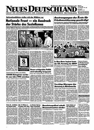 Neues Deutschland Online-Archiv vom 28.05.1986