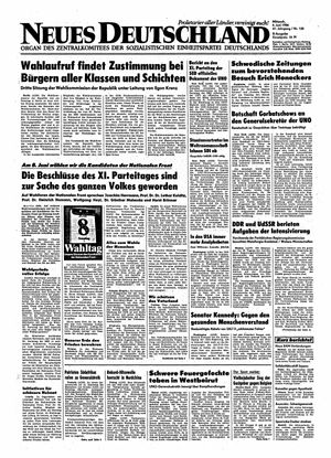 Neues Deutschland Online-Archiv vom 04.06.1986
