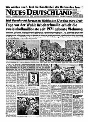 Neues Deutschland Online-Archiv vom 05.06.1986