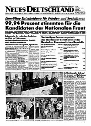 Neues Deutschland Online-Archiv vom 09.06.1986
