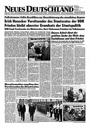 Neues Deutschland Online-Archiv vom 17.06.1986