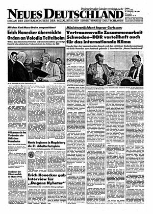 Neues Deutschland Online-Archiv on Jun 20, 1986