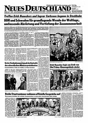 Neues Deutschland Online-Archiv vom 26.06.1986