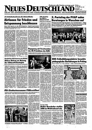 Neues Deutschland Online-Archiv vom 30.06.1986