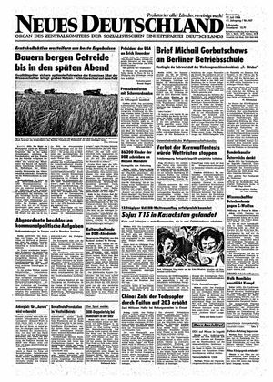 Neues Deutschland Online-Archiv vom 17.07.1986