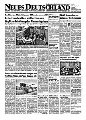 Neues Deutschland Online-Archiv vom 23.07.1986