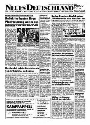Neues Deutschland Online-Archiv vom 08.08.1986