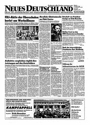 Neues Deutschland Online-Archiv vom 13.08.1986