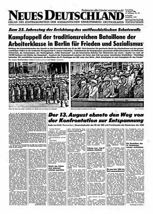 Neues Deutschland Online-Archiv vom 14.08.1986