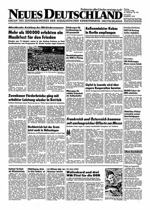 Neues Deutschland Online-Archiv vom 18.08.1986
