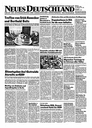 Neues Deutschland Online-Archiv vom 20.08.1986