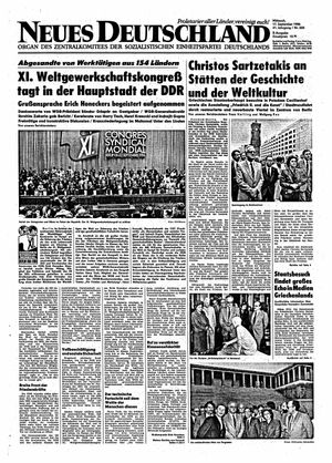 Neues Deutschland Online-Archiv vom 17.09.1986