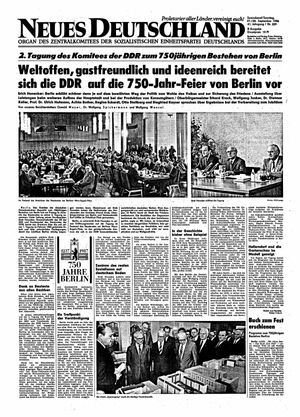 Neues Deutschland Online-Archiv vom 27.09.1986