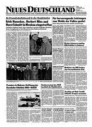 Neues Deutschland Online-Archiv vom 03.10.1986