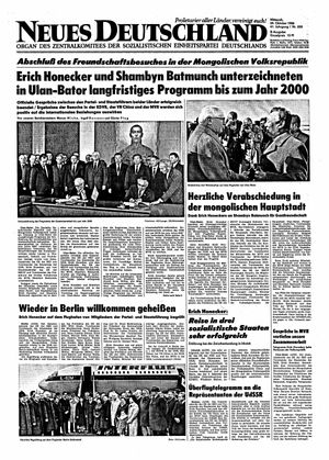 Neues Deutschland Online-Archiv vom 29.10.1986
