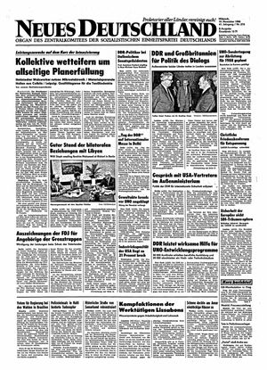 Neues Deutschland Online-Archiv vom 19.11.1986