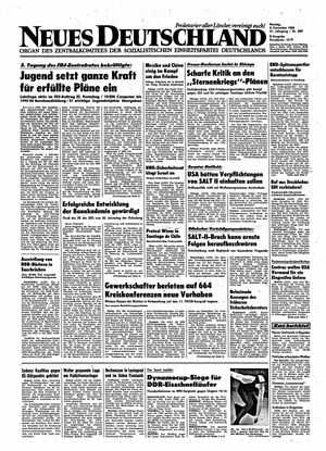 Neues Deutschland Online-Archiv vom 08.12.1986