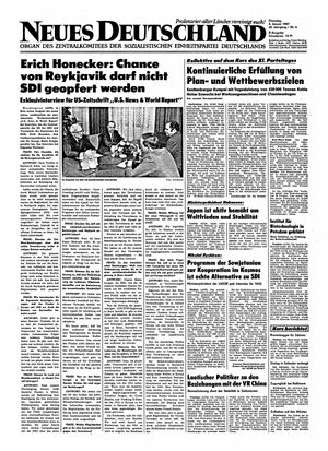 Neues Deutschland Online-Archiv on Jan 6, 1987