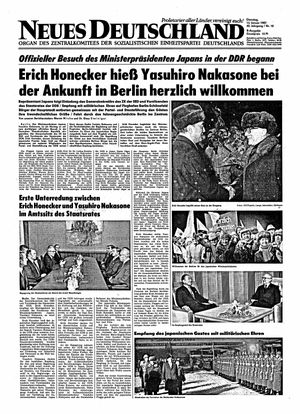 Neues Deutschland Online-Archiv vom 13.01.1987