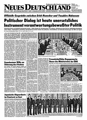 Neues Deutschland Online-Archiv vom 14.01.1987