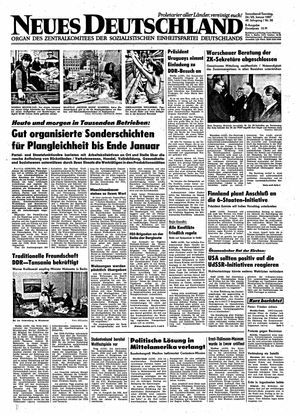 Neues Deutschland Online-Archiv vom 24.01.1987