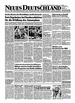 Neues Deutschland Online-Archiv vom 26.01.1987
