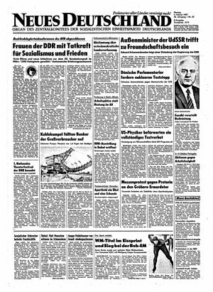 Neues Deutschland Online-Archiv vom 02.02.1987