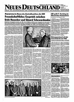 Neues Deutschland Online-Archiv vom 03.02.1987